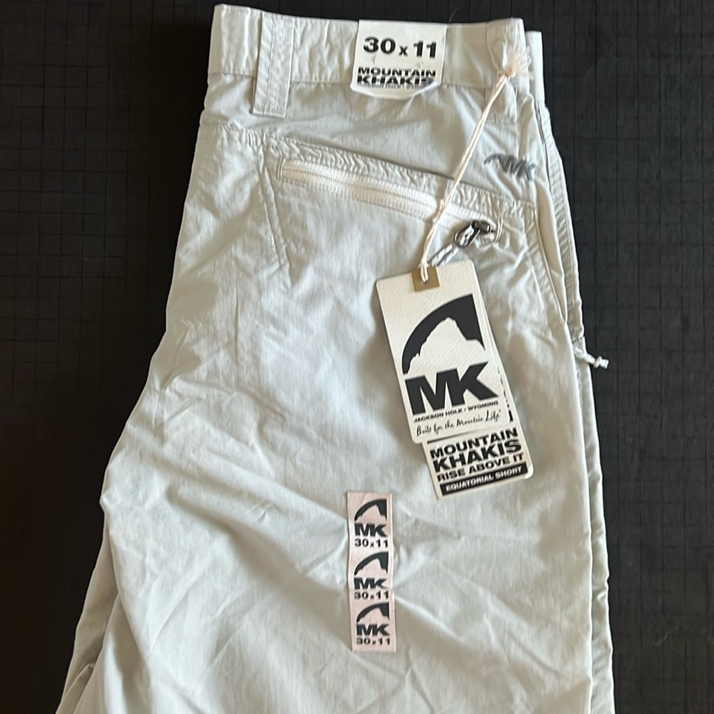 Mountain Khakis, Shorts, Grant Creek, 30x11, NWT